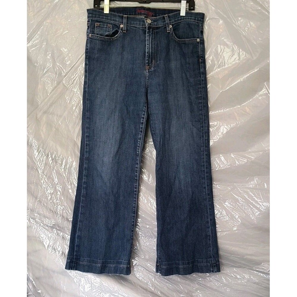 Fabrizio Gianni Jeans Womens 12 Stretch Flare Blue